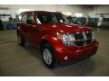 2011 Inferno Red Crystal Pearl Dodge Nitro Heat 4x4  photo #1