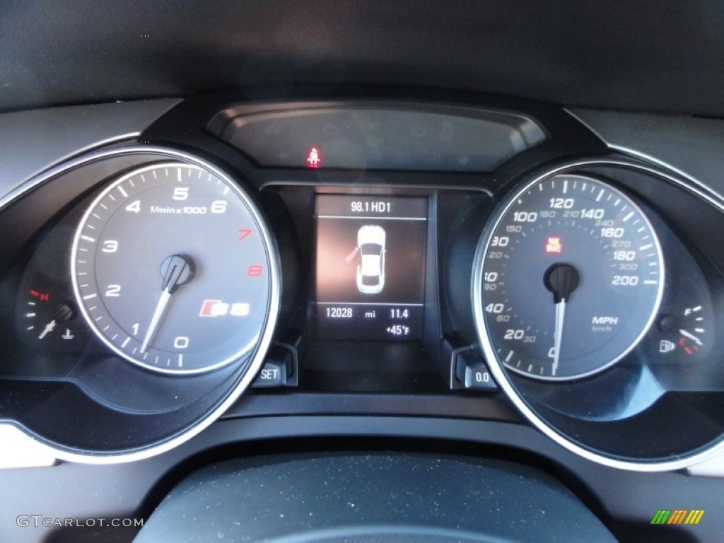 2011 Audi S5 4.2 FSI quattro Coupe Gauges Photo #60076410