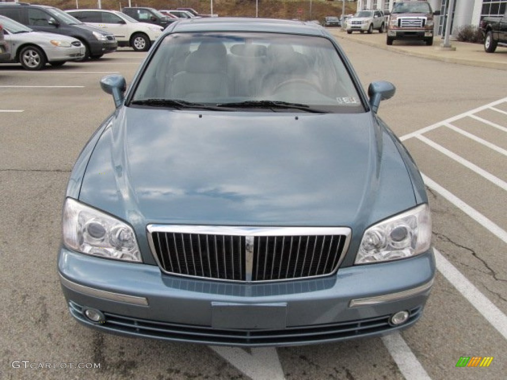 2004 XG350 L Sedan - Celadon Green Metallic / Beige photo #5