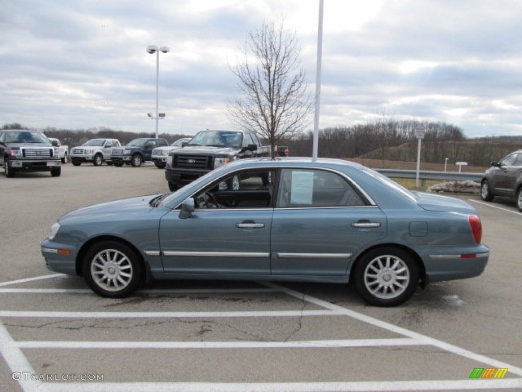 2004 XG350 L Sedan - Celadon Green Metallic / Beige photo #7