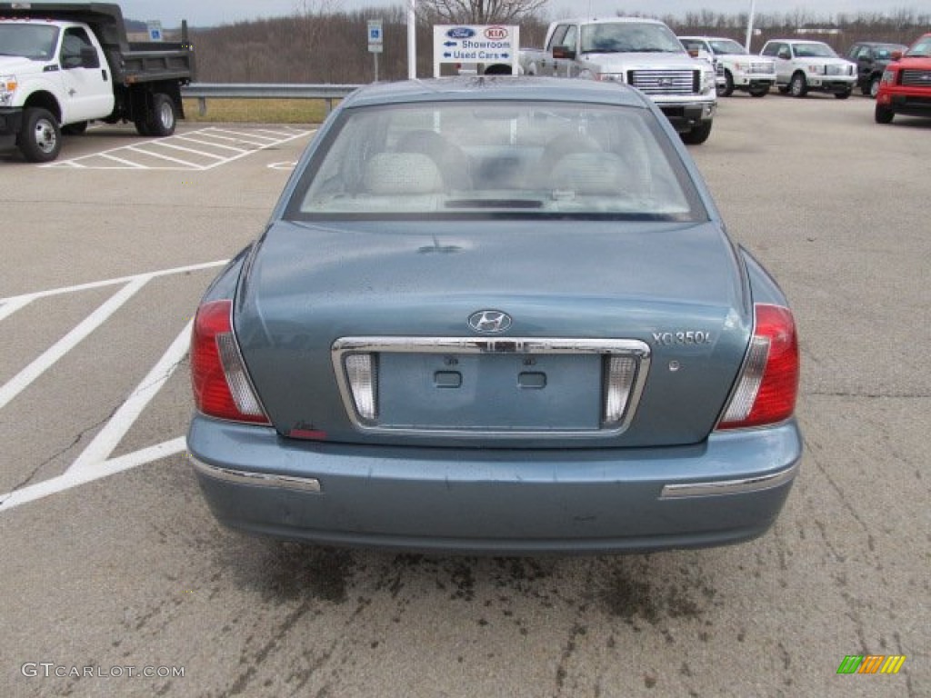 2004 XG350 L Sedan - Celadon Green Metallic / Beige photo #8