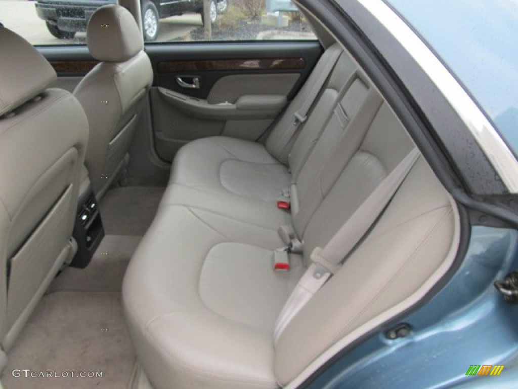 2004 XG350 L Sedan - Celadon Green Metallic / Beige photo #10