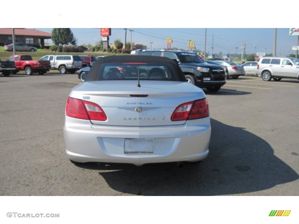 2009 Sebring Touring Convertible - Bright Silver Metallic / Dark Slate Gray photo #4