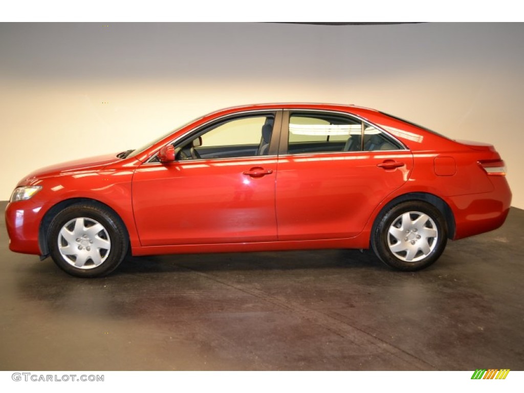 2011 Camry LE - Barcelona Red Metallic / Ash photo #4