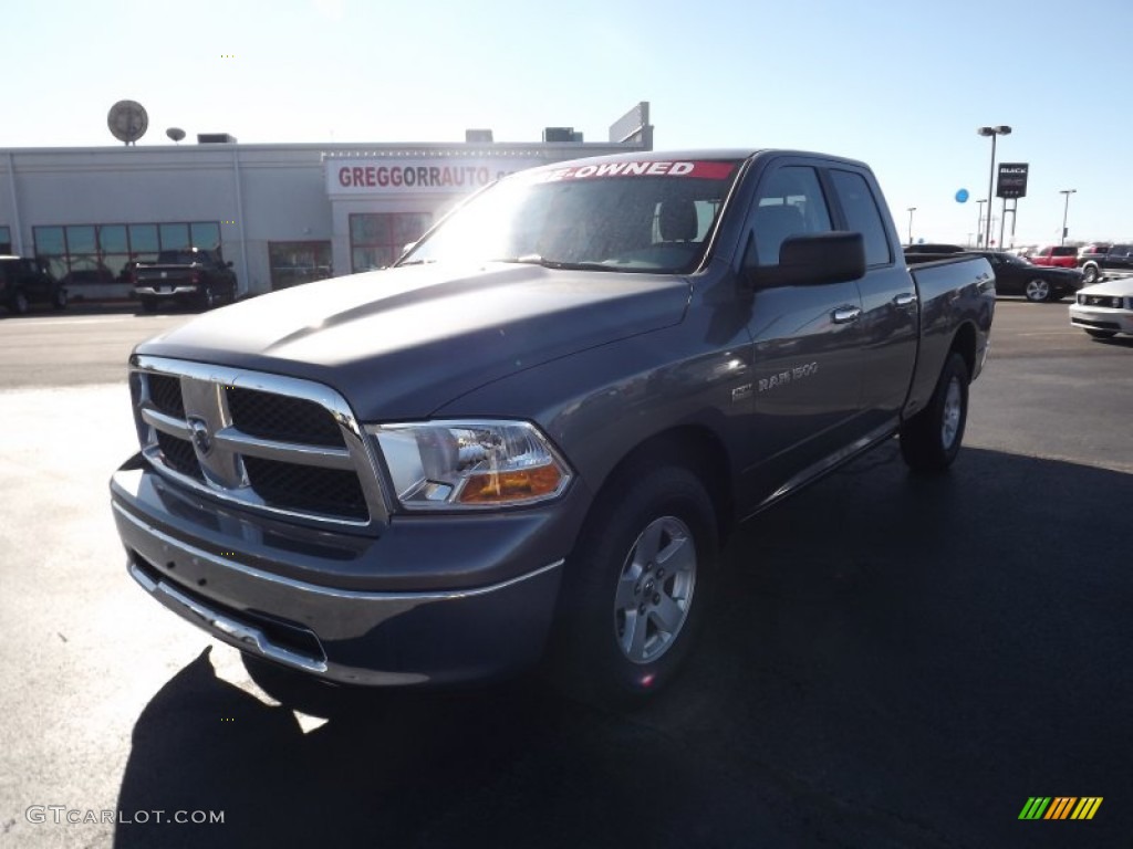 2011 Ram 1500 SLT Quad Cab 4x4 - Mineral Gray Metallic / Dark Slate Gray/Medium Graystone photo #1