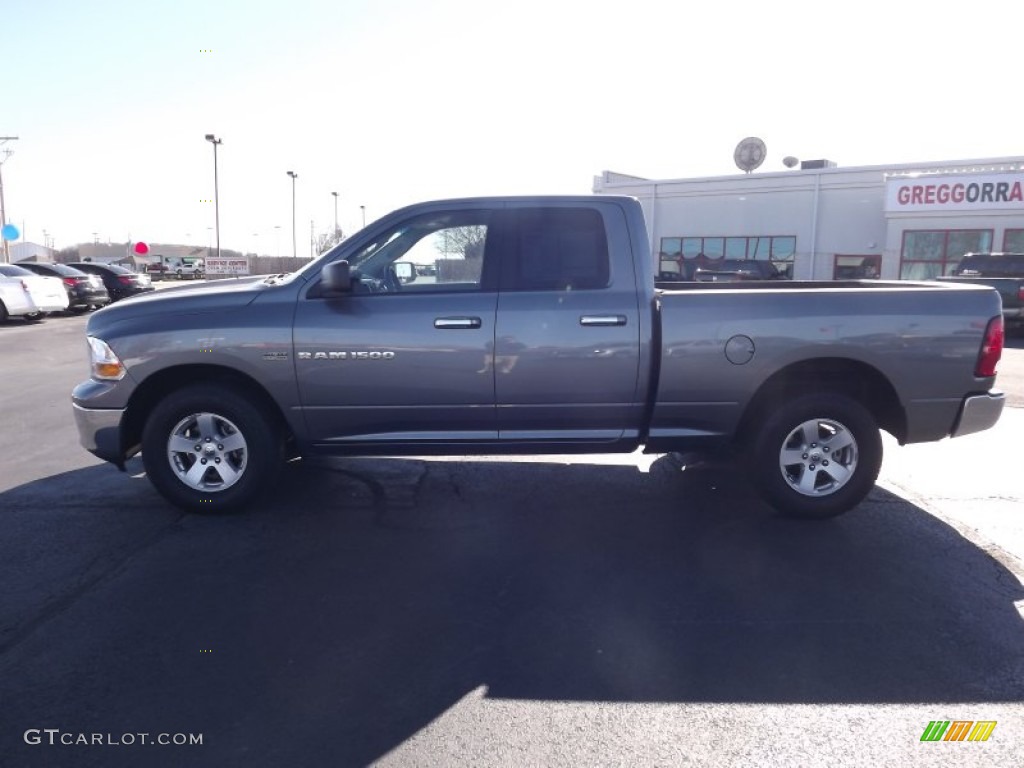 2011 Ram 1500 SLT Quad Cab 4x4 - Mineral Gray Metallic / Dark Slate Gray/Medium Graystone photo #8