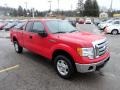 2011 Vermillion Red Ford F150 XLT SuperCab 4x4  photo #6