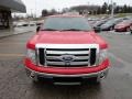 2011 Vermillion Red Ford F150 XLT SuperCab 4x4  photo #7
