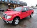 2011 Vermillion Red Ford F150 XLT SuperCab 4x4  photo #8