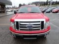 2011 Vermillion Red Ford F150 XLT SuperCrew 4x4  photo #7
