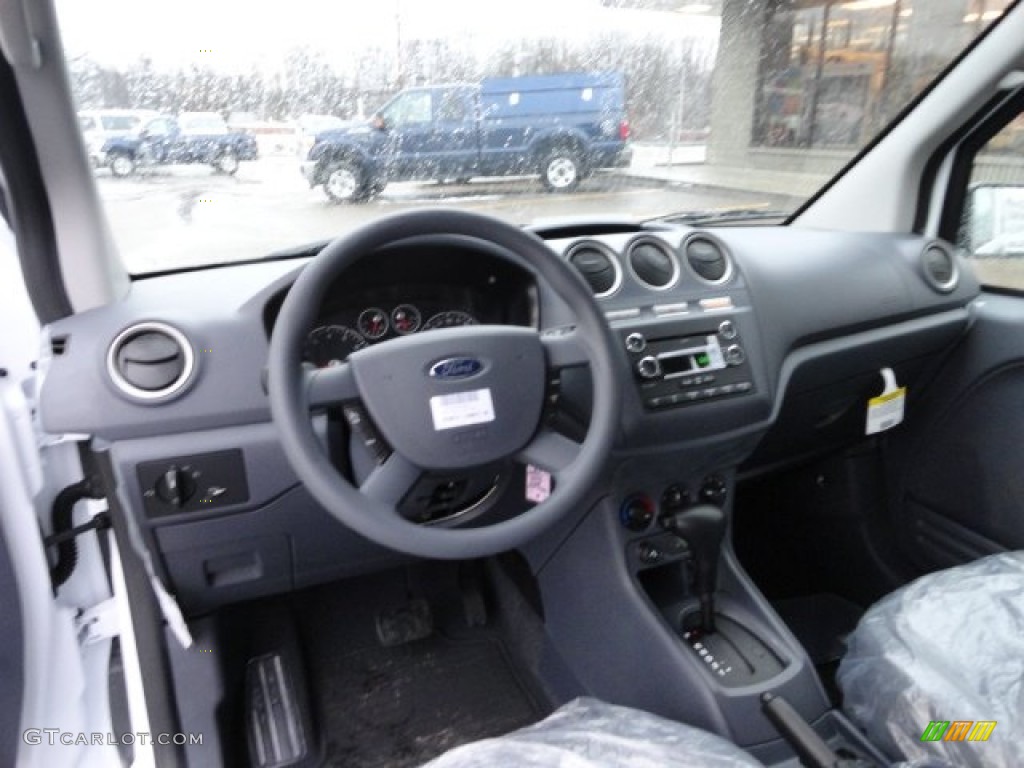 2012 Ford Transit Connect XLT Van Dark Grey Dashboard Photo #60081354