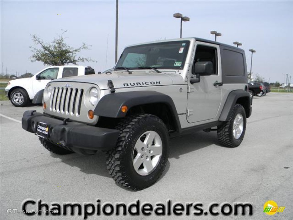 2007 Wrangler Rubicon 4x4 - Bright Silver Metallic / Dark Slate Gray/Medium Slate Gray photo #1