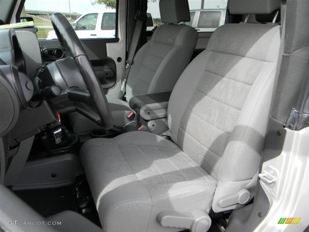 Dark Slate Gray/Medium Slate Gray Interior 2007 Jeep Wrangler Rubicon 4x4 Photo #60082092
