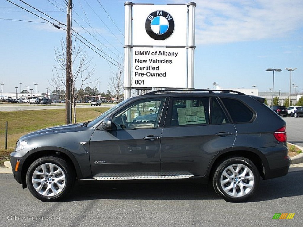 2012 X5 xDrive35i Premium - Platinum Gray Metallic / Oyster photo #1