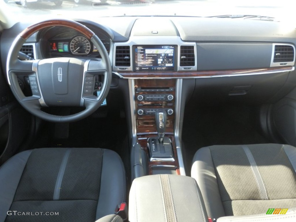 2012 Lincoln MKZ Hybrid Dark Charcoal Dashboard Photo #60083205