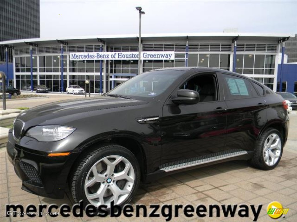 2011 X6 M M xDrive - Black Sapphire Metallic / Black Merino Leather photo #1