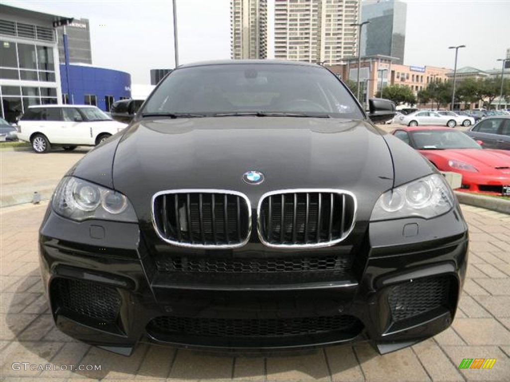 2011 X6 M M xDrive - Black Sapphire Metallic / Black Merino Leather photo #2