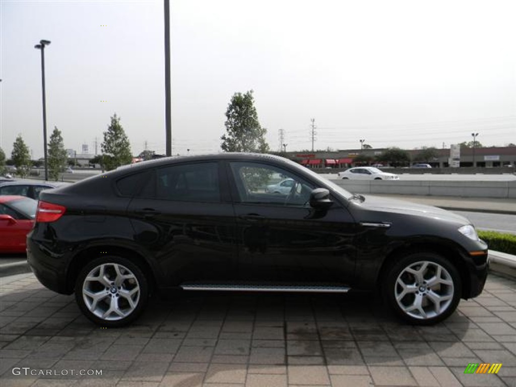 2011 X6 M M xDrive - Black Sapphire Metallic / Black Merino Leather photo #4