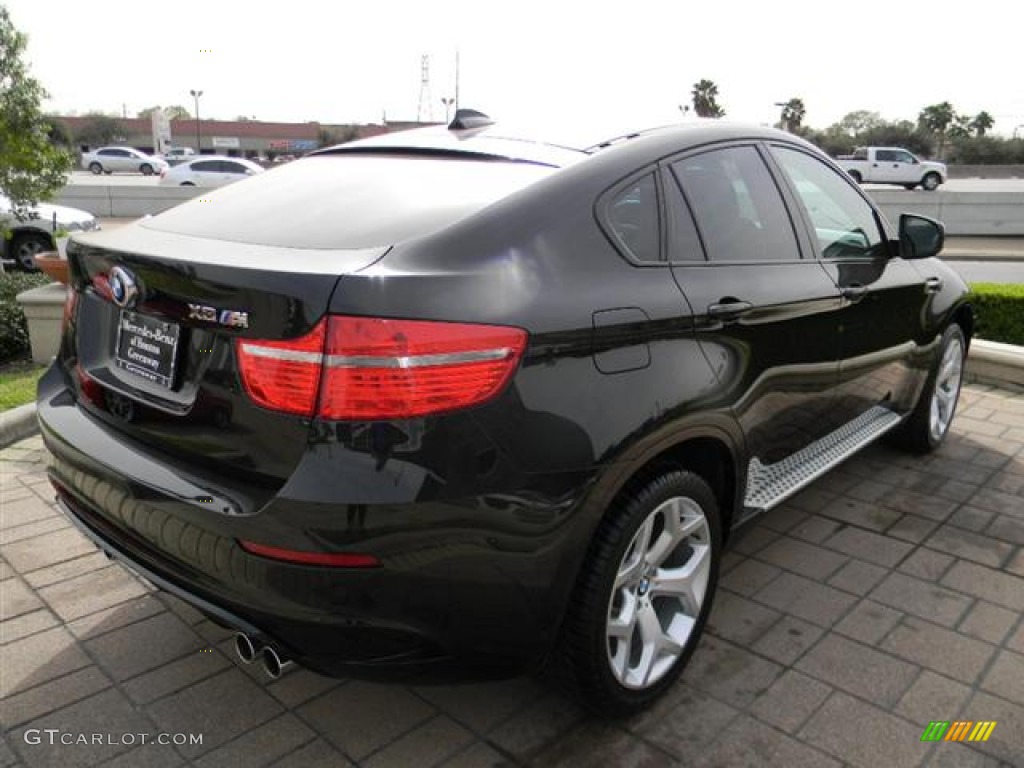 2011 X6 M M xDrive - Black Sapphire Metallic / Black Merino Leather photo #5