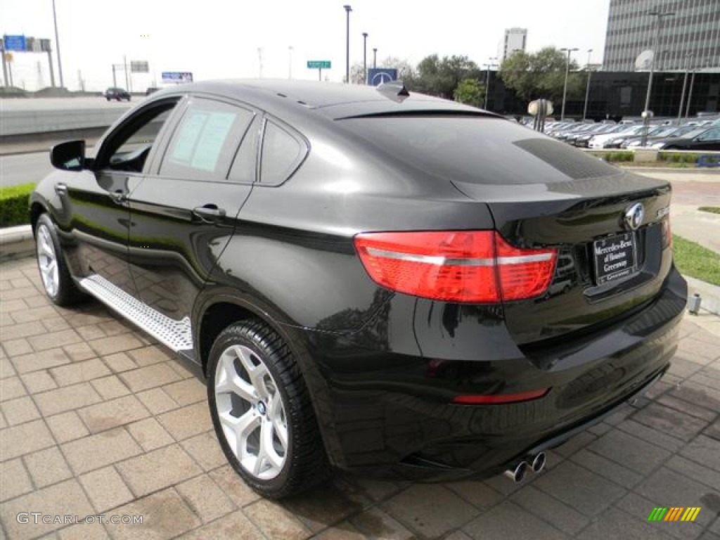 2011 X6 M M xDrive - Black Sapphire Metallic / Black Merino Leather photo #8