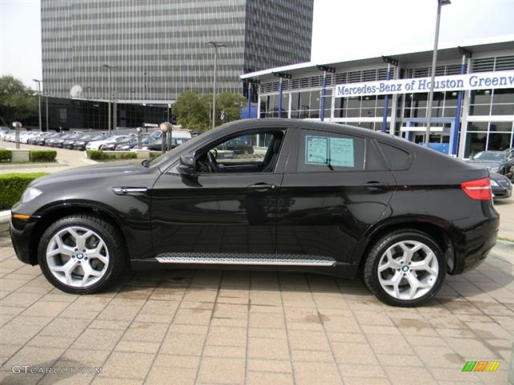 2011 X6 M M xDrive - Black Sapphire Metallic / Black Merino Leather photo #9