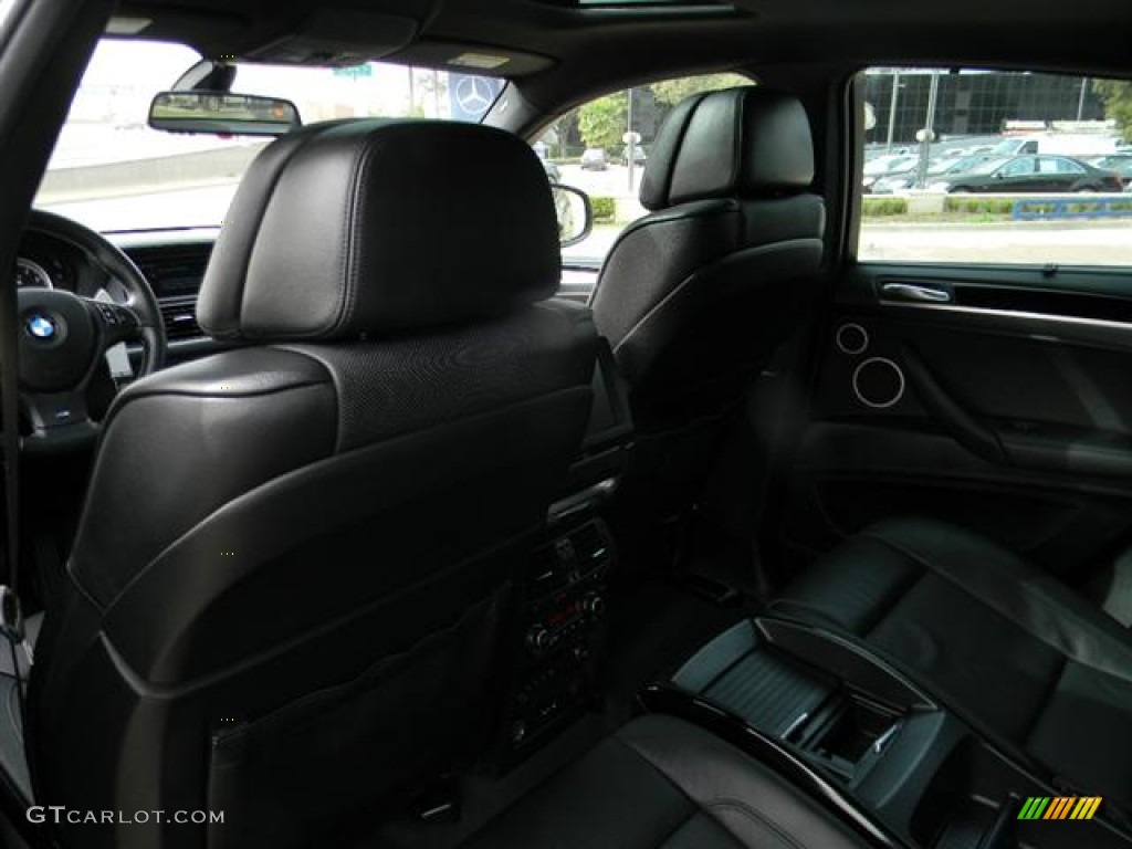 2011 X6 M M xDrive - Black Sapphire Metallic / Black Merino Leather photo #12