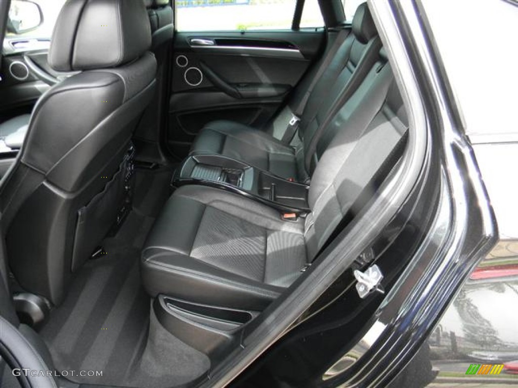 2011 X6 M M xDrive - Black Sapphire Metallic / Black Merino Leather photo #13