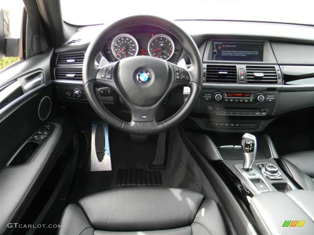 2011 X6 M M xDrive - Black Sapphire Metallic / Black Merino Leather photo #15