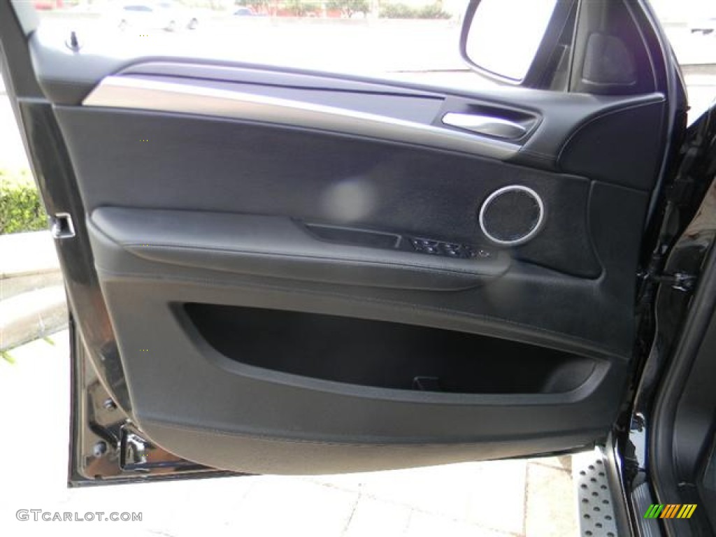 2011 X6 M M xDrive - Black Sapphire Metallic / Black Merino Leather photo #16