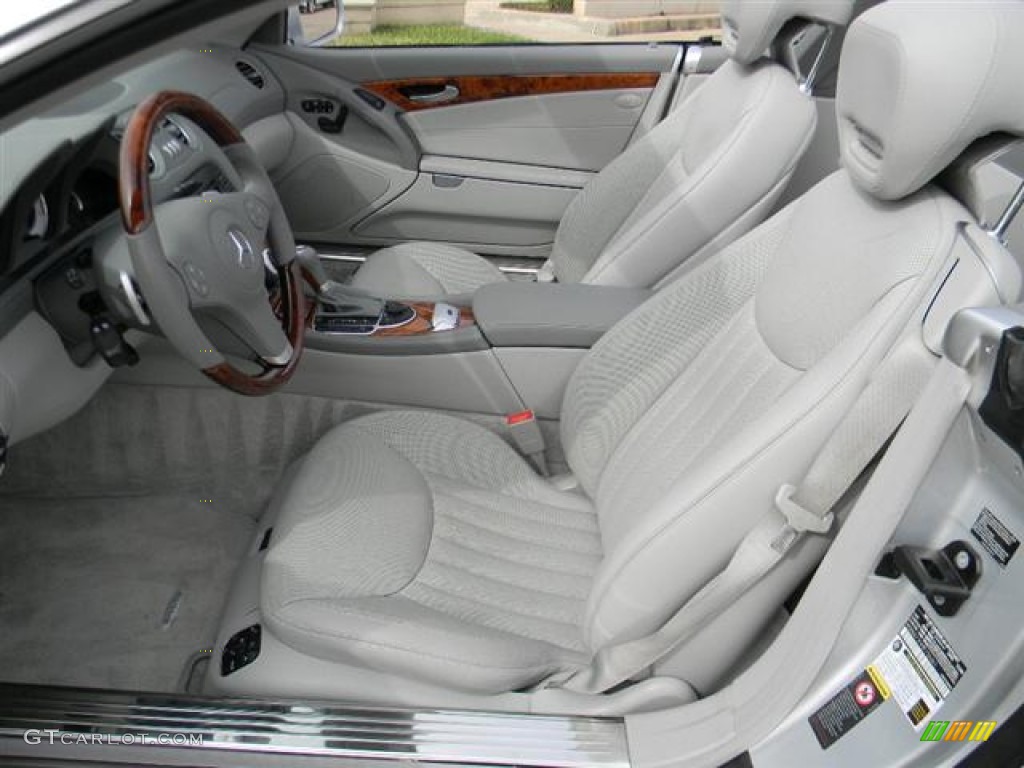 Stone Interior 2009 Mercedes-Benz SL 550 Roadster Photo #60085440