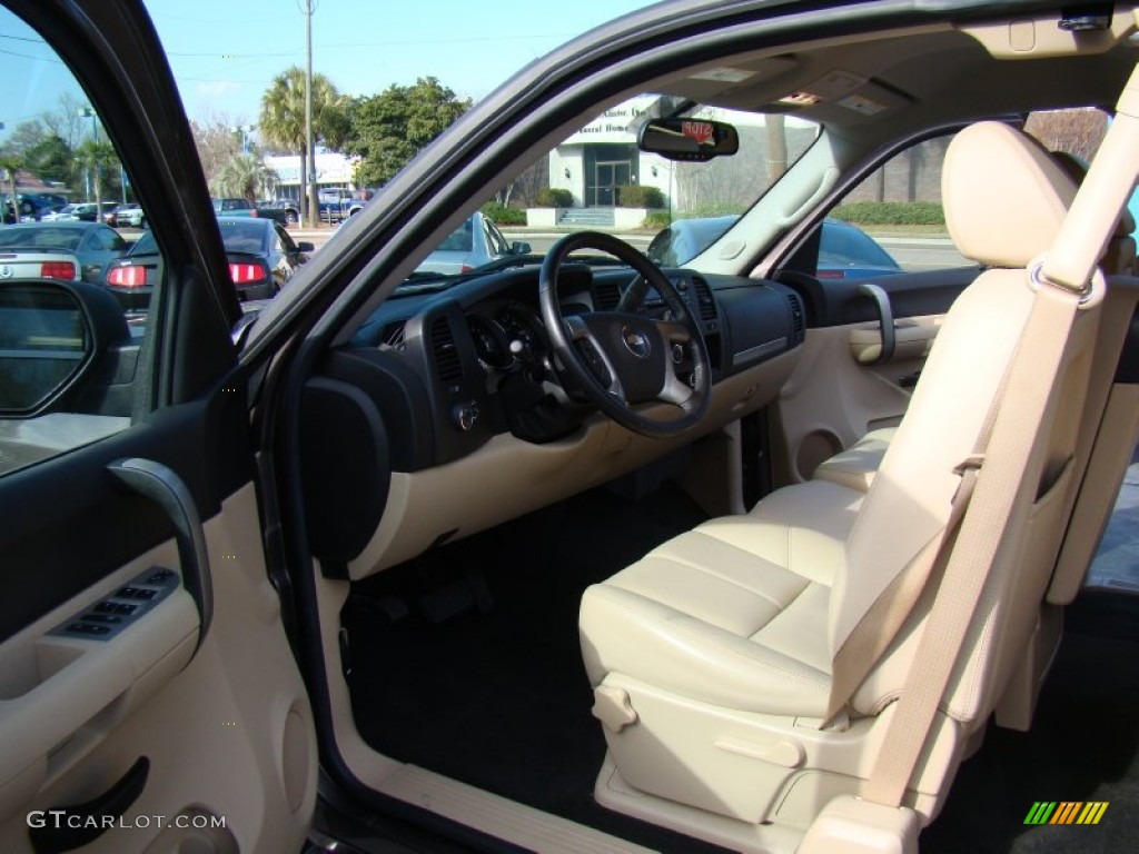 2008 Silverado 1500 LT Extended Cab 4x4 - Desert Brown Metallic / Light Cashmere/Ebony Accents photo #9