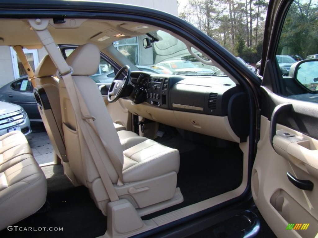 2008 Silverado 1500 LT Extended Cab 4x4 - Desert Brown Metallic / Light Cashmere/Ebony Accents photo #13