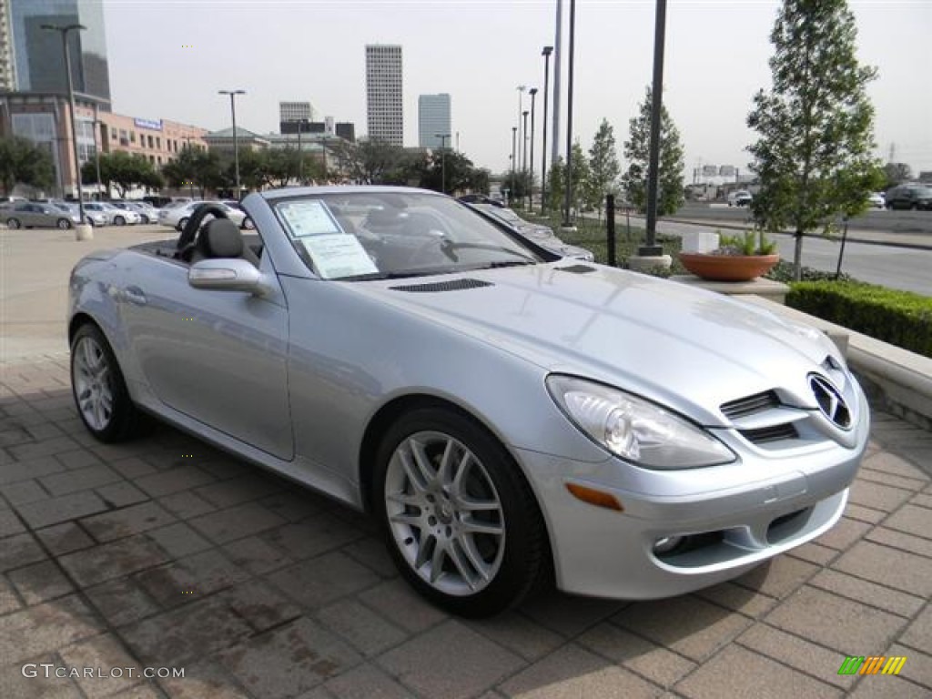 Diamond Silver Metallic 2007 Mercedes-Benz SLK 350 Roadster Exterior Photo #60086409