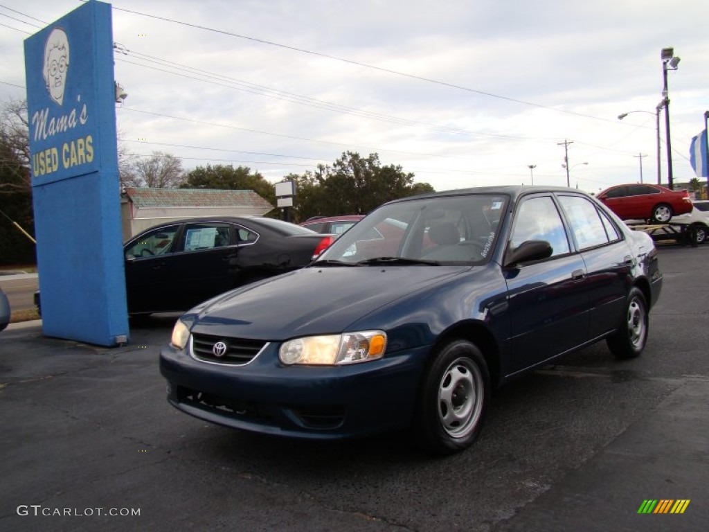 2002 Corolla CE - Mystic Teal Mica / Light Charcoal photo #3