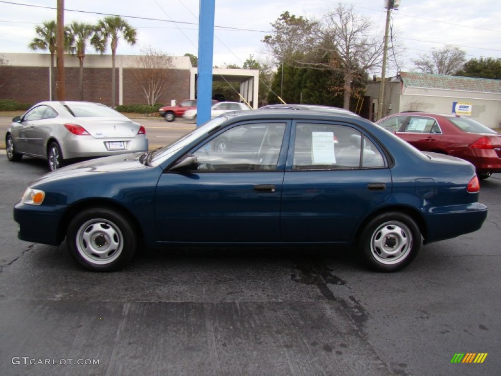 2002 Corolla CE - Mystic Teal Mica / Light Charcoal photo #4