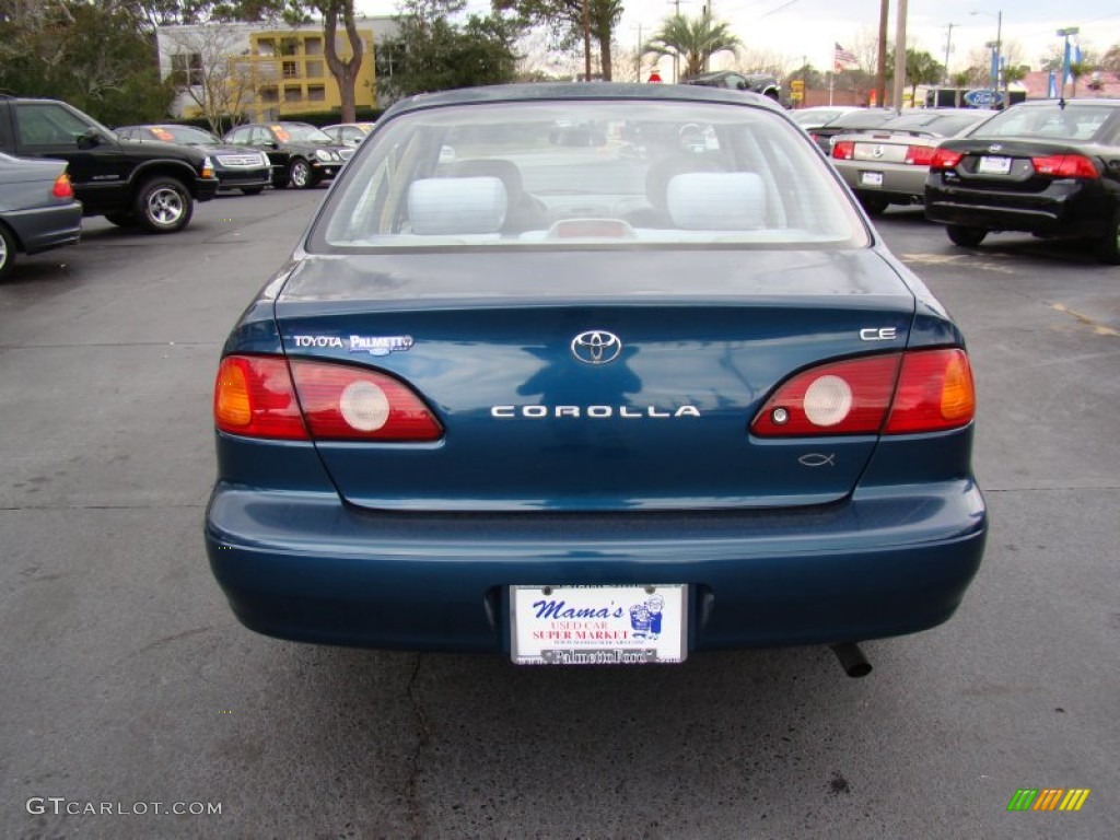 2002 Corolla CE - Mystic Teal Mica / Light Charcoal photo #6