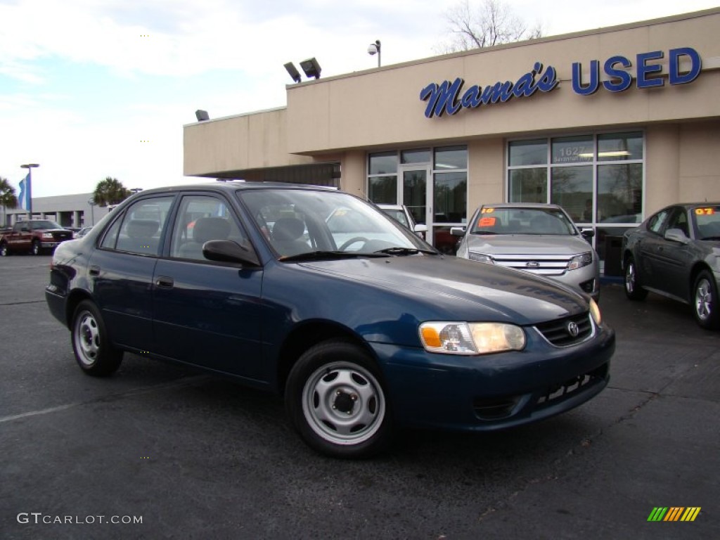 2002 Corolla CE - Mystic Teal Mica / Light Charcoal photo #25