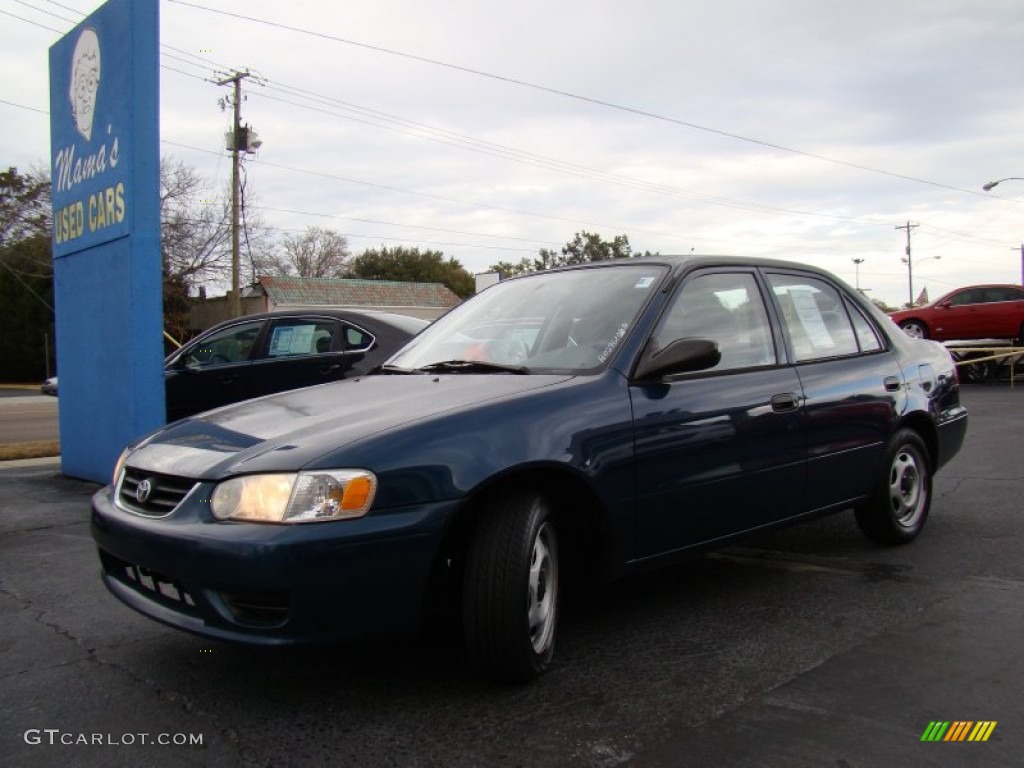 2002 Corolla CE - Mystic Teal Mica / Light Charcoal photo #26