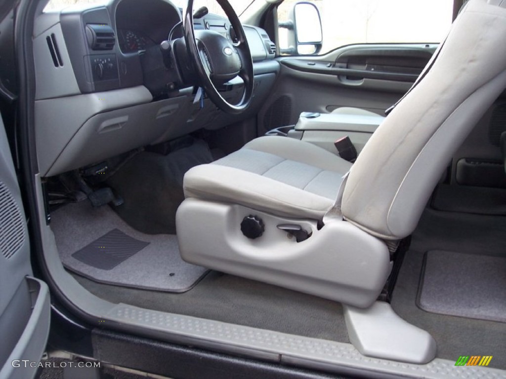 Medium Flint Interior 2005 Ford F250 Super Duty FX4 SuperCab 4x4 Photo #60087674