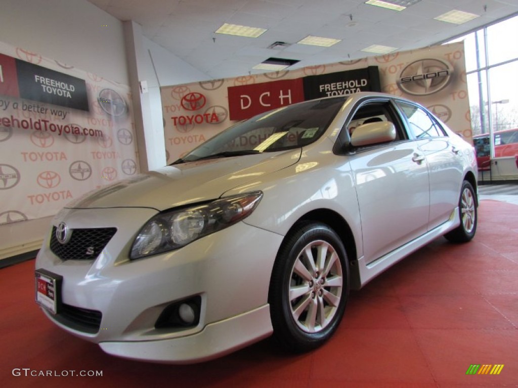 Classic Silver Metallic Toyota Corolla