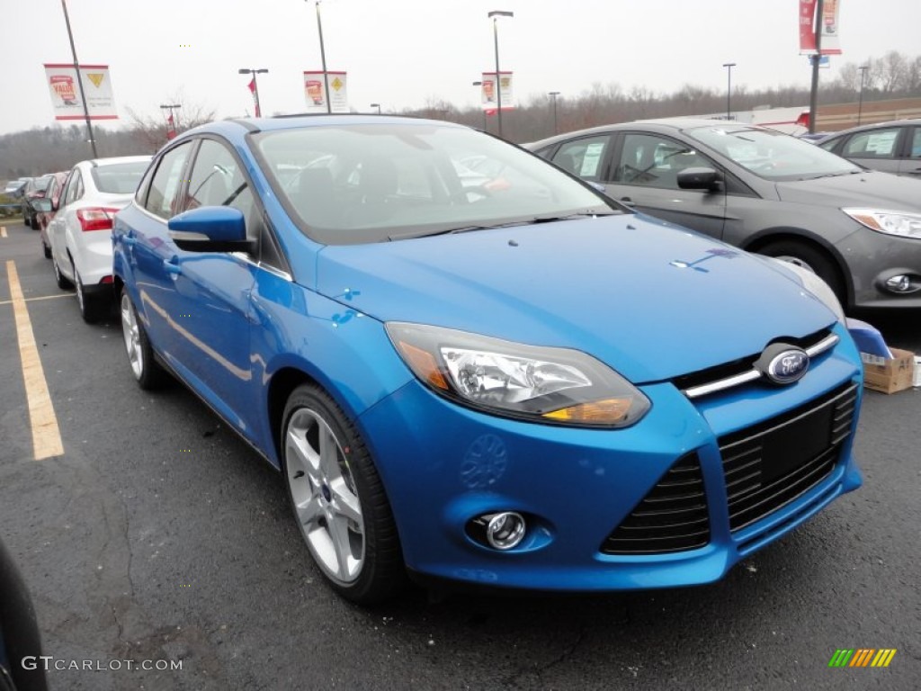 Blue Candy Metallic 2012 Ford Focus Titanium Sedan Exterior Photo #60089962