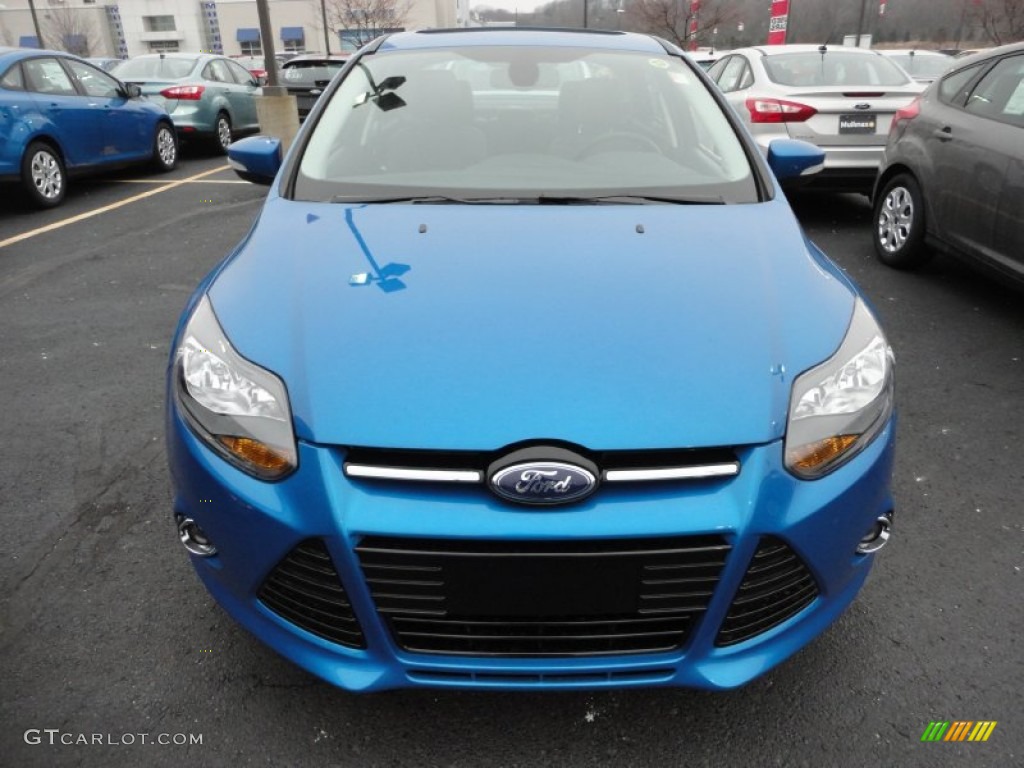 Blue Candy Metallic 2012 Ford Focus Titanium Sedan Exterior Photo #60089973