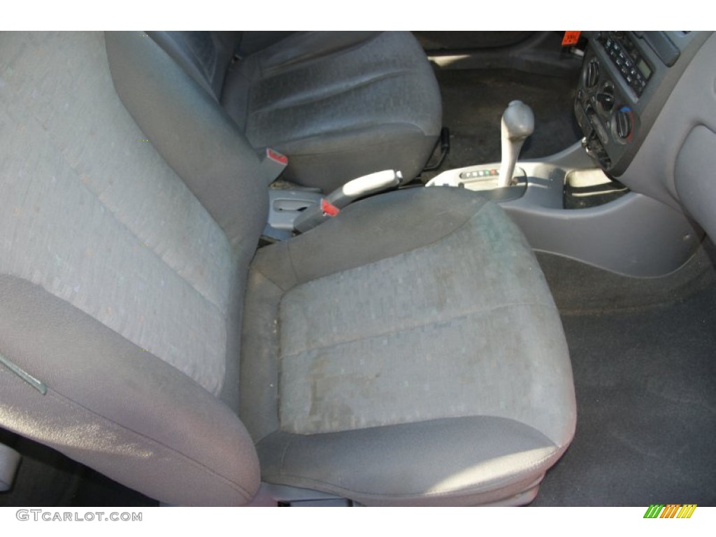 2005 Accent GLS Coupe - Retro Red / Gray photo #13