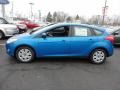 2012 Blue Candy Metallic Ford Focus SE 5-Door  photo #2