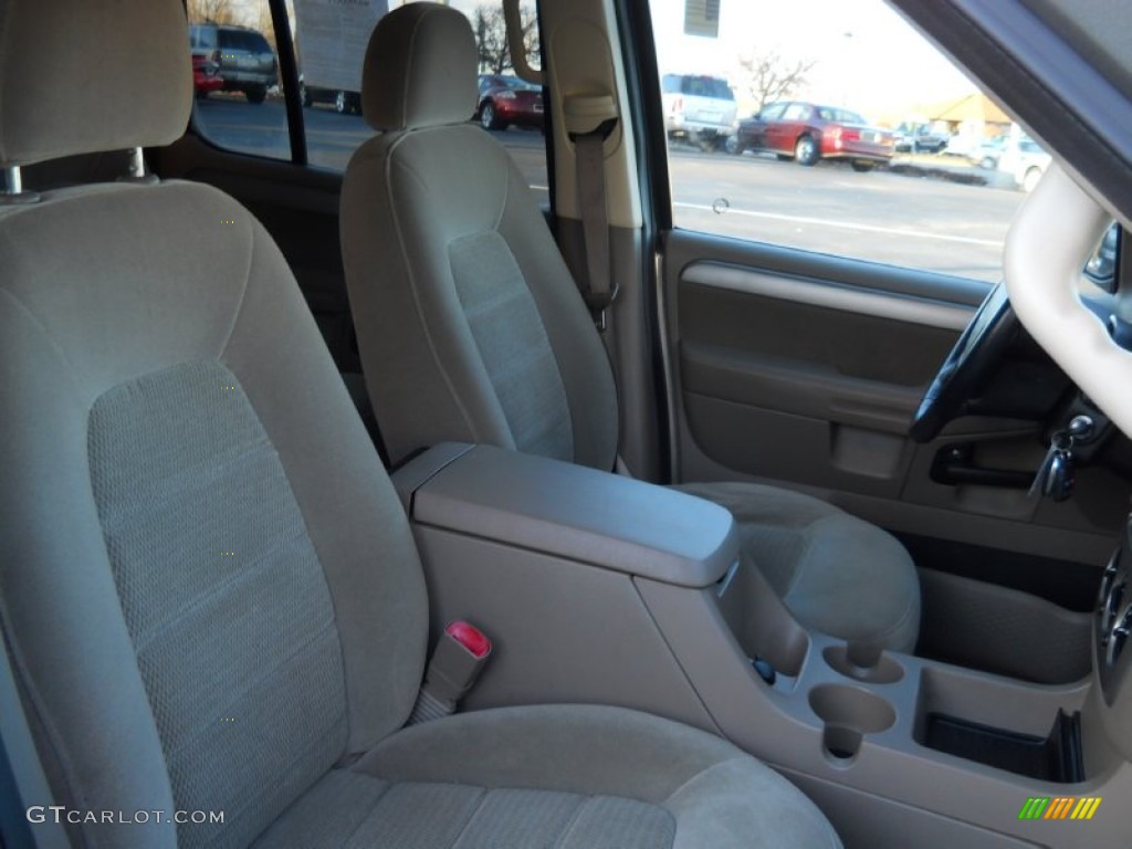 2003 Explorer XLT AWD - Mineral Grey Metallic / Medium Parchment Beige photo #17