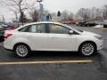 2012 White Platinum Tricoat Metallic Ford Focus Titanium Sedan  photo #6