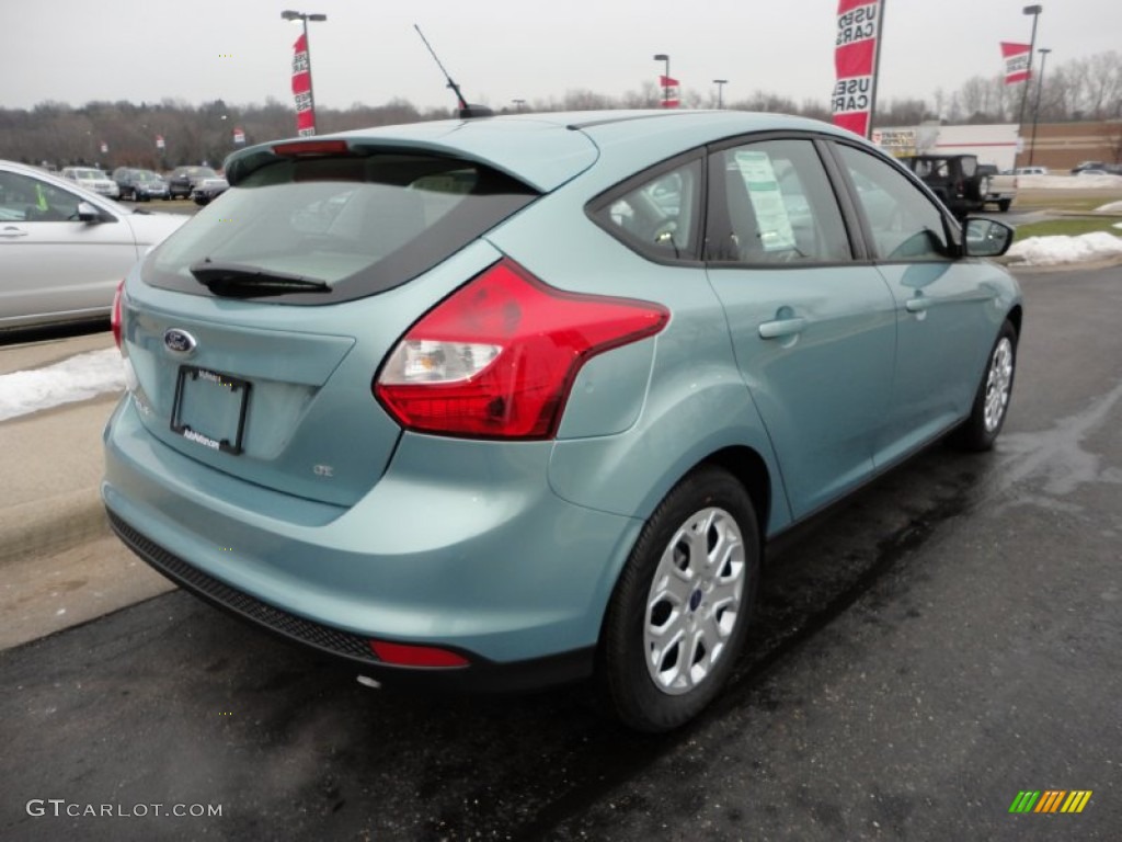 2012 Focus SE 5-Door - Frosted Glass Metallic / Stone photo #5