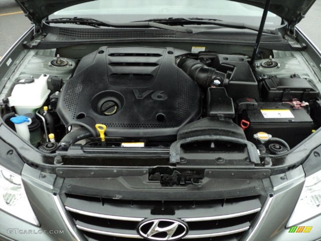 2010 Hyundai Sonata SE V6 3.3 Liter DOHC 24-Valve CVVT V6 Engine Photo #60093750