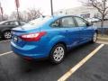 2012 Blue Candy Metallic Ford Focus SE Sedan  photo #5