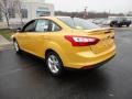 2012 Yellow Blaze Tricoat Metallic Ford Focus SE Sport Sedan  photo #3